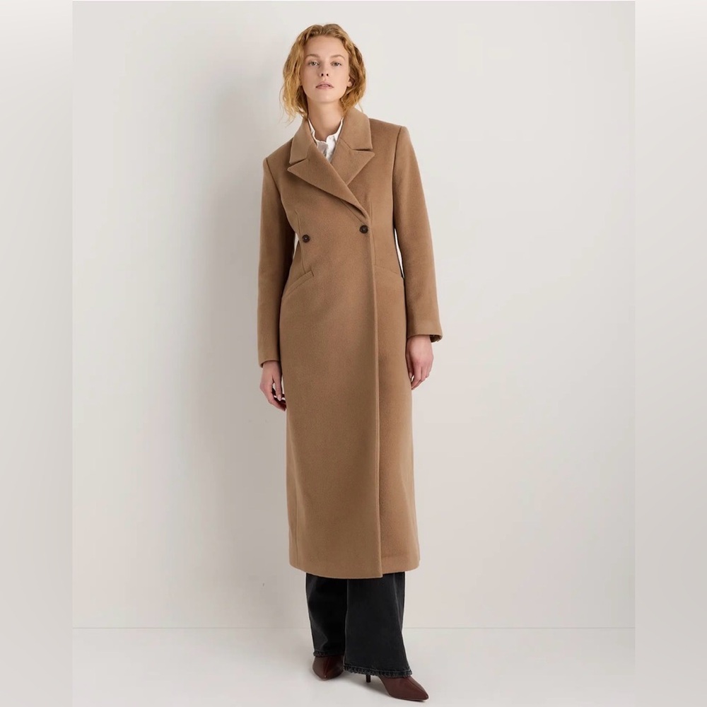 Quince Wool Cashmere Tailored Long Coat - Picture 8 of 16
